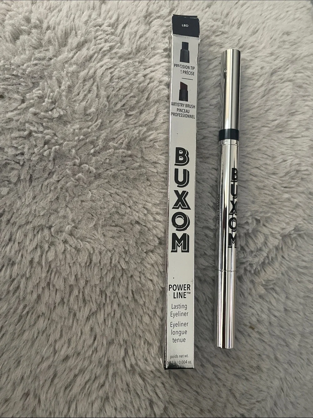 Buxom Power Line Longwear Eyeliner - Silver Tube, Black Accents